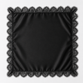 Pañoleta Minimal Negro 70x70cms
