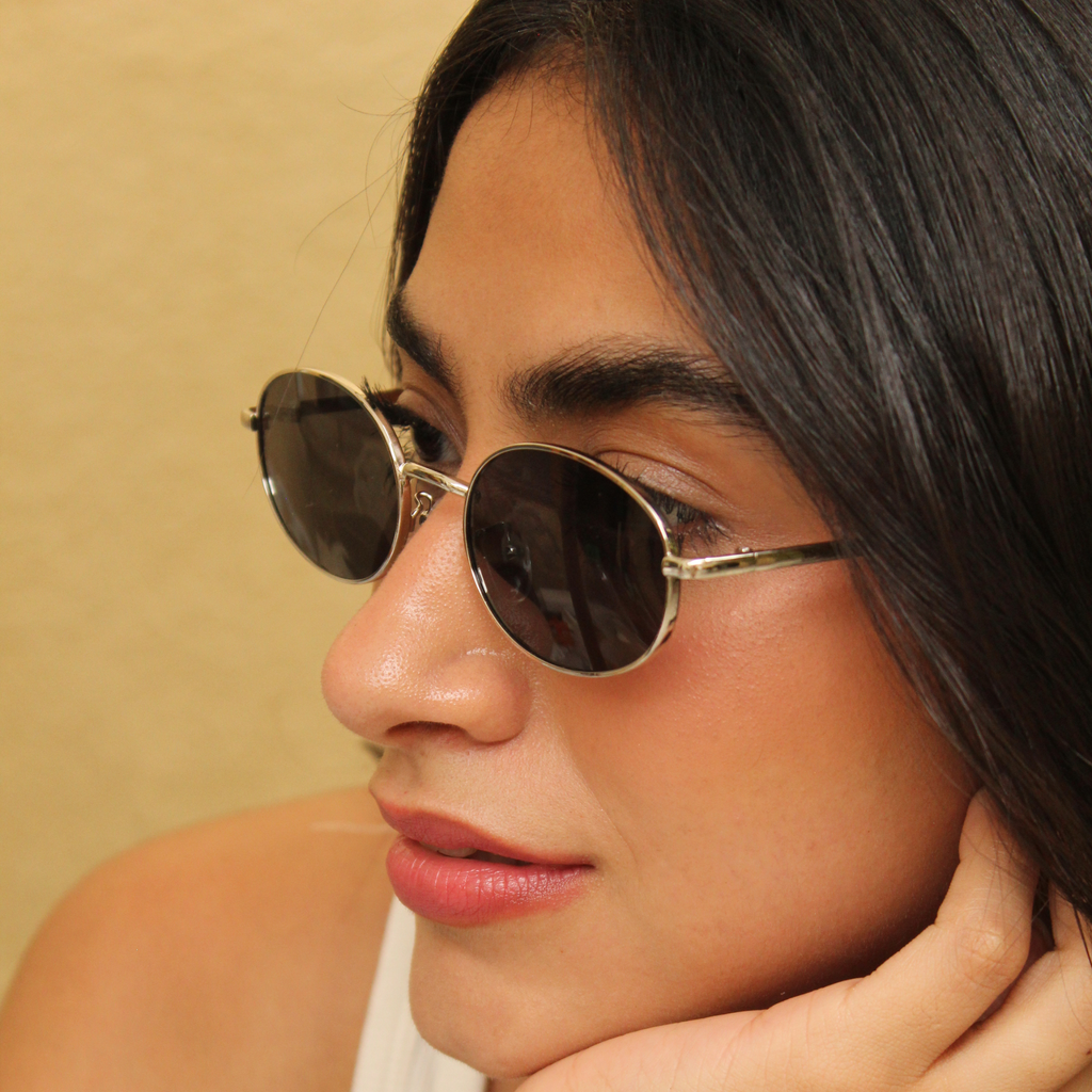 Gafas de sol Oval Silver