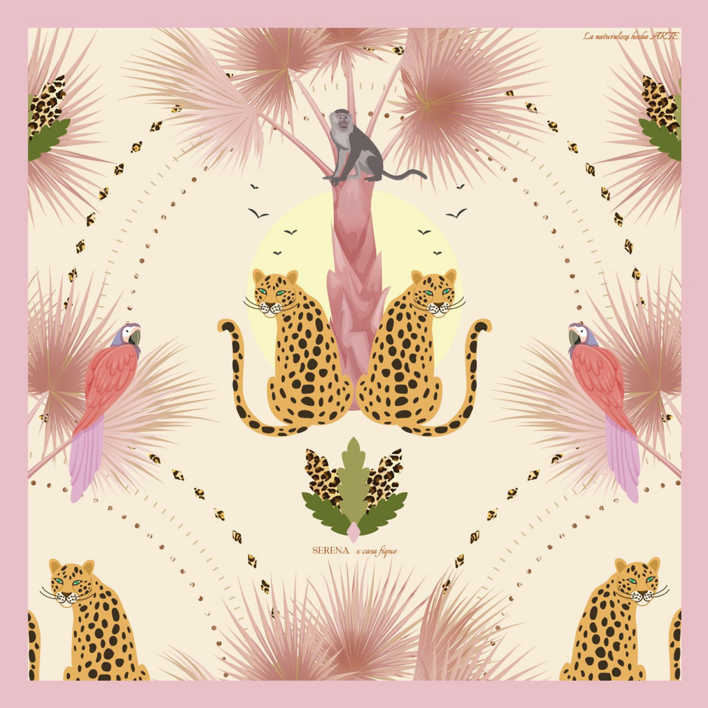 Pañoleta de seda Colombian Wild