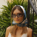 Gafas de sol Chloe print blue