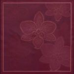 By Serena | Moño de satin vino