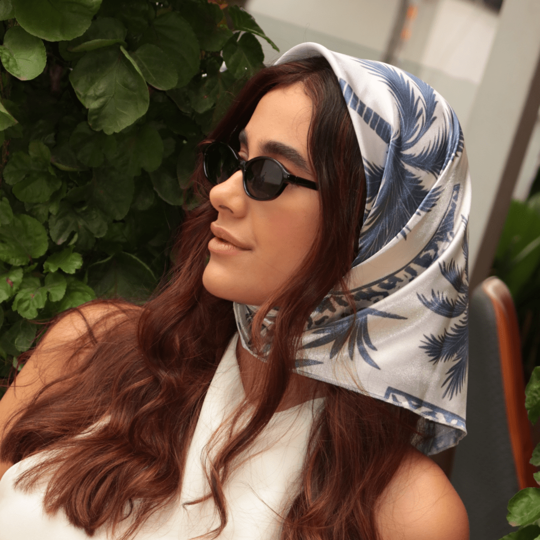 By Serena|Pañoleta de seda Alma mediterránea